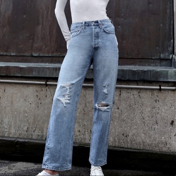 Aritzia Denim Forum Joni High Rise Loose Size 23 - Picture 2 of 4